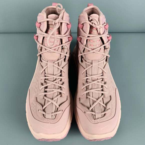 HOKA Pink Leather High Top Athletic Sneakers - Picture 4 of 11